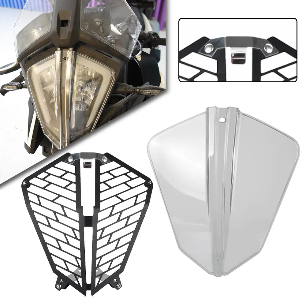

2025 Motorcycle Accessories For KTM 390 790 ADV Adventure 890 S R 390ADV 790Adv 2019-2024 Headlight Cover Protector Grill Guard