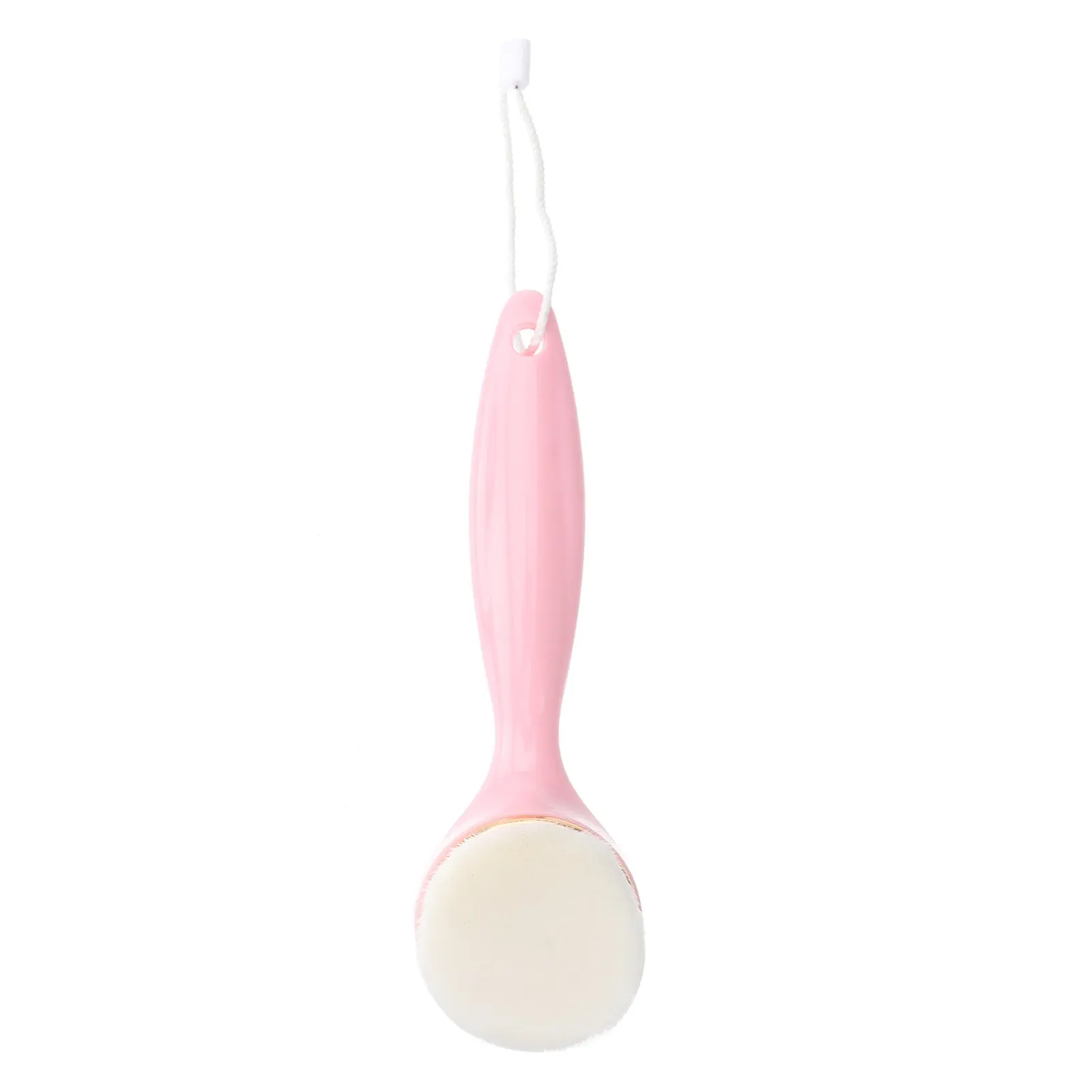 Escova de Limpeza Facial de Silicone com Cabo Rosa, Massageador Facial, Esponja de Limpeza Suave, Antibacteriana para Pele Sensível