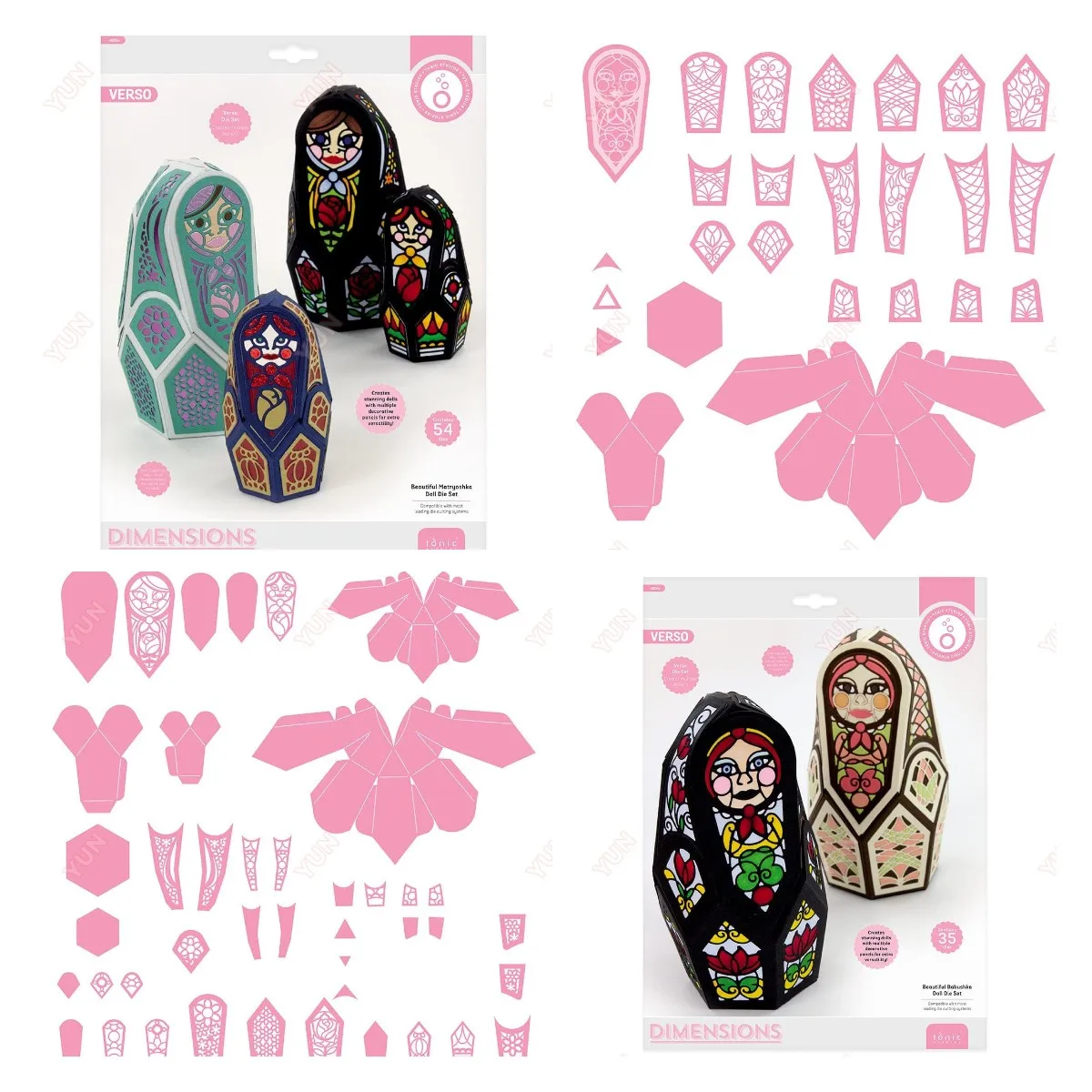 Beautiful Matryoshka Babushka Doll Die Metal Cutting Dies Mold Craft Decoration Embossing Template DIY Greeting Card Handmade