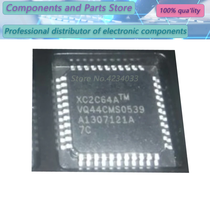 

1 шт. XC2C64A-7VQ44C XC2C64A-7VQ4 XC2C64A-7V TQFP44 новый100% XC2C64A-7VQ44C
