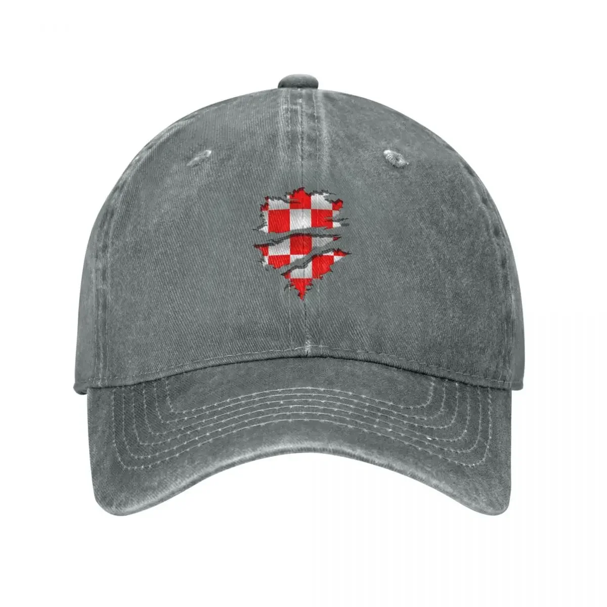 Croatia - Croatia - flag - Tattoo Ripped Baseball Cap Streetwear sun hat Trucker Cap Baseball For Men Women's