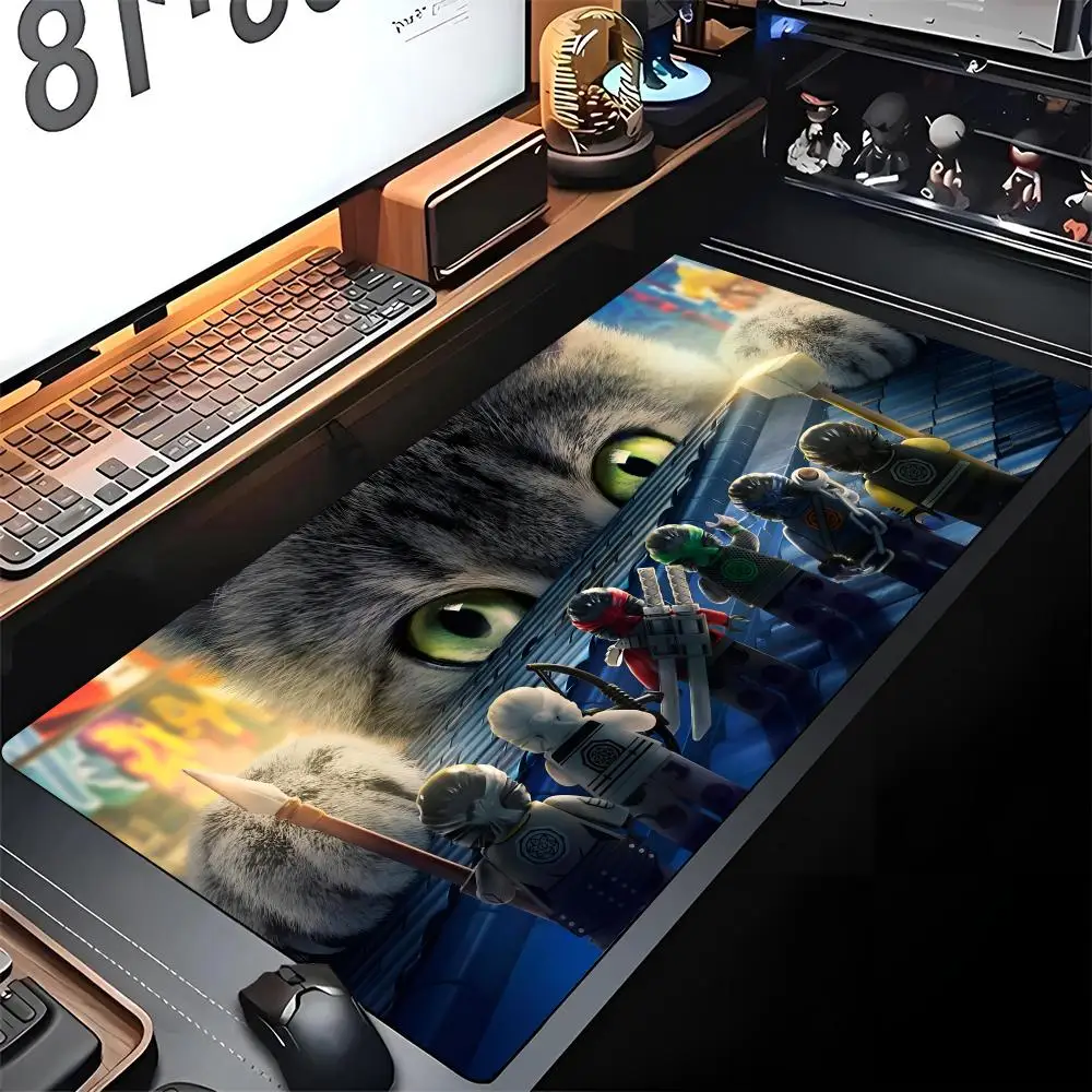 

N-Nin-jagoWA Mouse Pad Edge Big Wholesale Gaming Locking Computer Gamer Large Rubber Art Mousepad Laptop Desk Mat