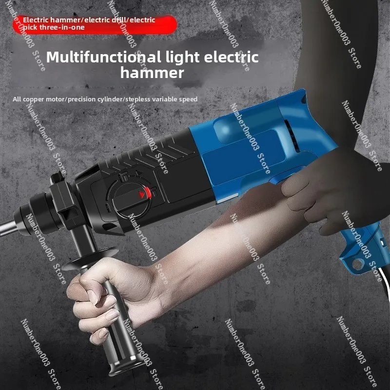 

Electric Rotary Hammer Drill Multifunction Heavy Duty Impact Drill for Concrete Industrial and Home Use