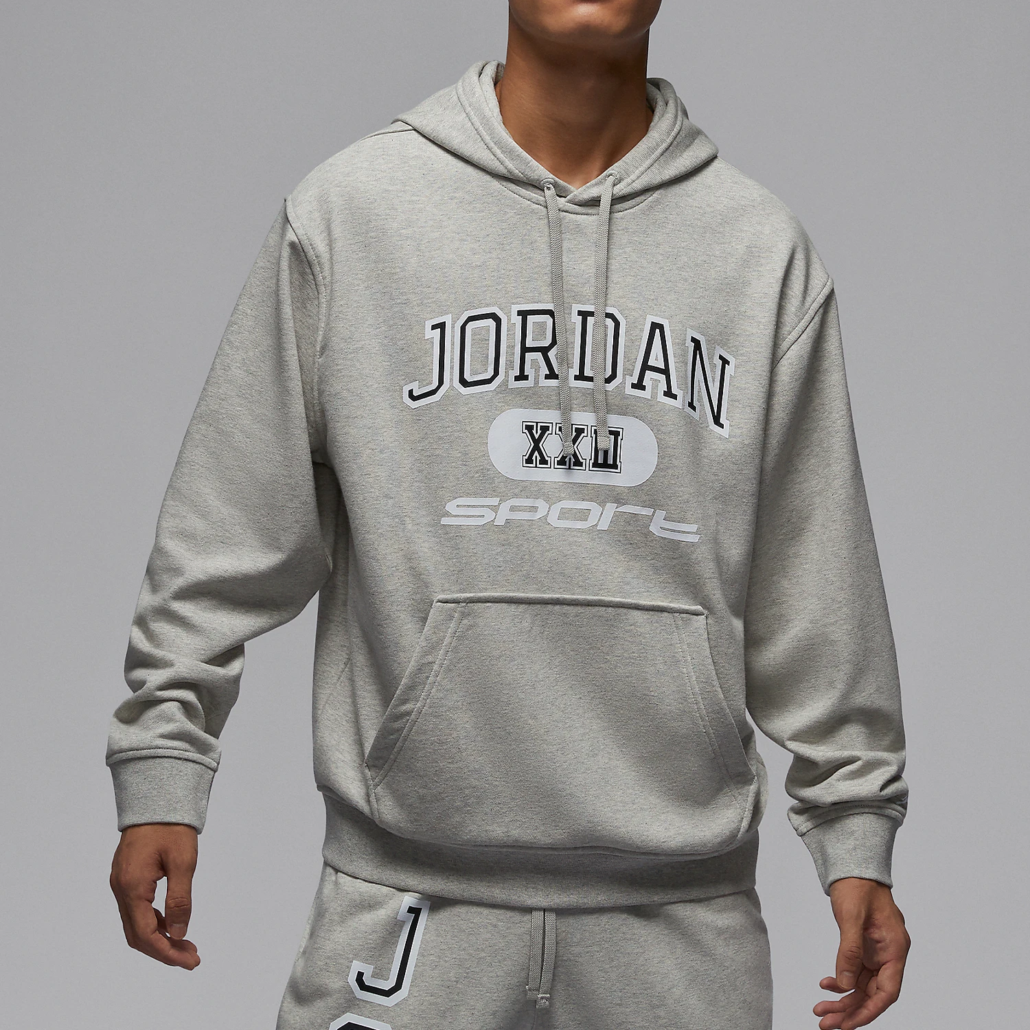 سويت شيرت Nike Official JORDAN للرجال بجيب مطبوع بغطاء للرأس FV8627-050