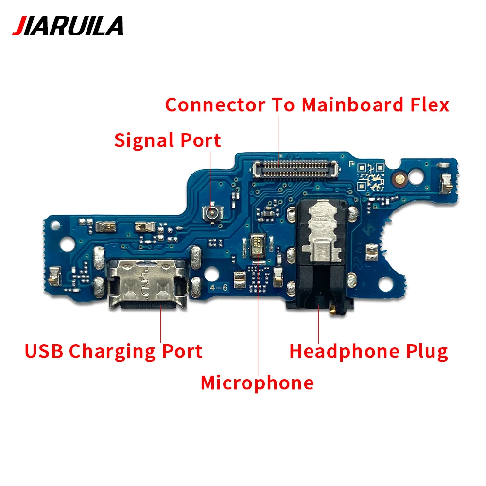 USB Dock Connector Charging Port Flex Cable For Huawei Nova Y60 Y70 Y90 Y9A Charger Board With Mic Microphone Module