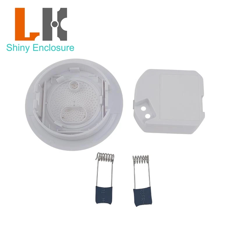 Free Shipping 2PCS Embedded Smoke Gas Sensor Housing Acoustic Sensor Enclosure Environmental Quality Air Detector Box 98x32mm