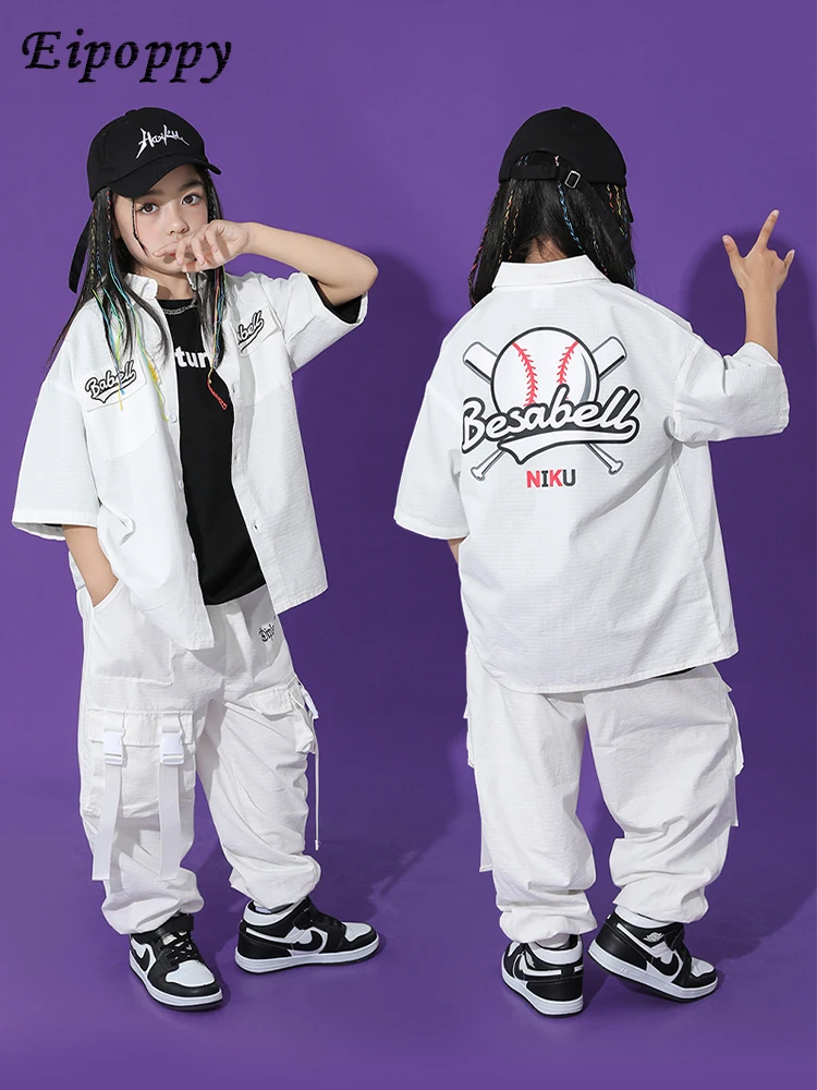 子供のヒップホップファッション服、美しいボリのスーツ、夏の服、パフォーマンスブランド