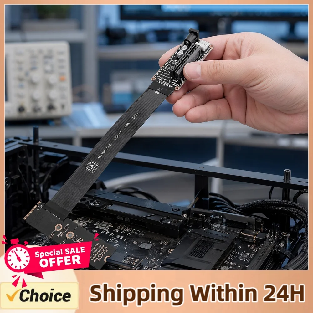 para-m2-nvme-adaptador-externo-de-placa-grafica-flexivel-de-m-key-para-pcie-40-x4