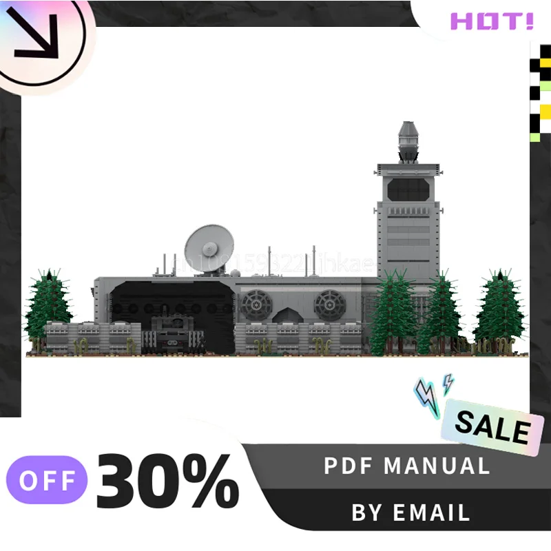 [5494 ELEMENTY] Personalizowany zestaw klocków MOC Imperial Base Bunker, kreatywny zestaw klocków konstrukcyjnych, zabawki edukacyjne STEM, model do samodzielnego montażu, prezent