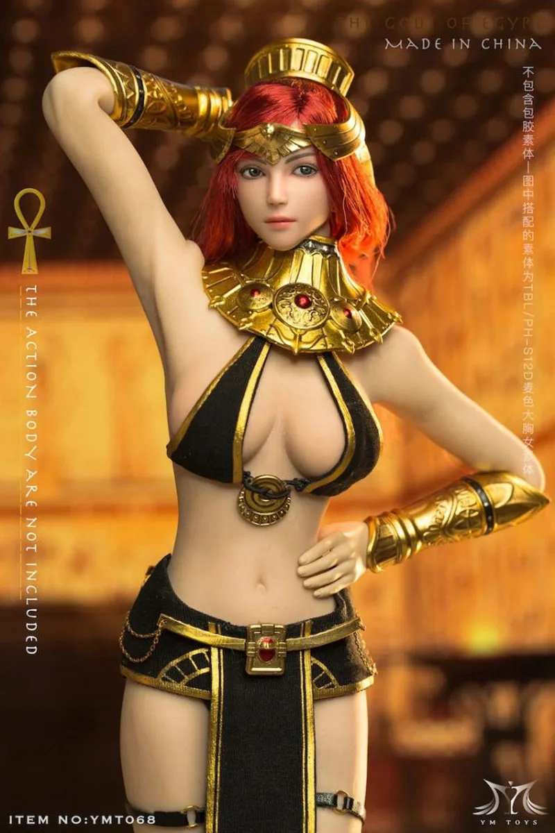 YMTOYS YMT068 1/6 Scale Sexy Women's Accessory The gods of Egypt Knut Head Sculpt Body Clothes The Altar Action Figure in Stock