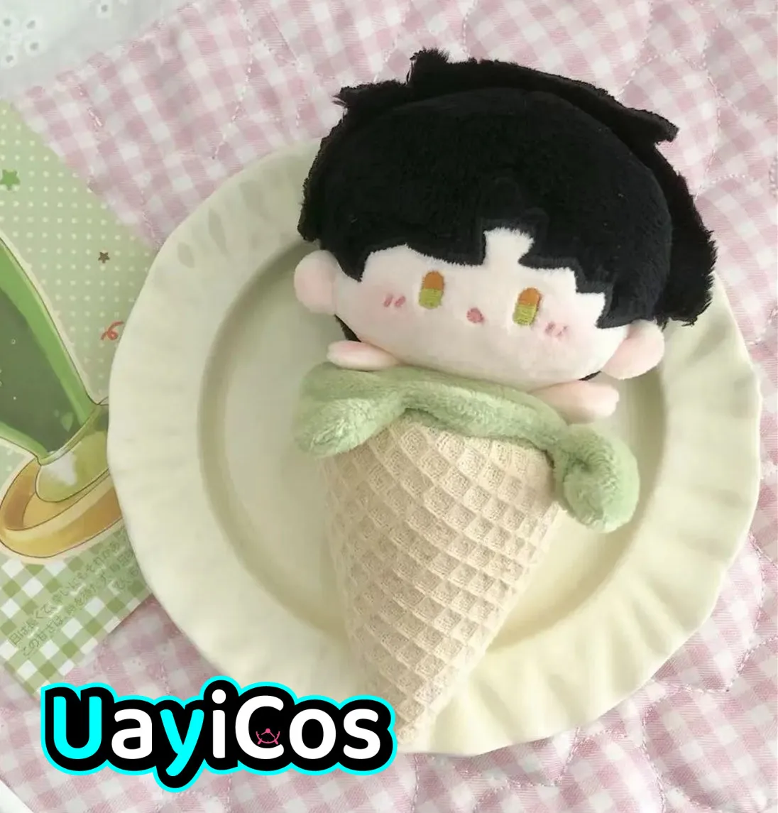 

10 см Love and Deepspace Zayne Sylus Caleb Rafayel Matcha мороженое мягкие плюшевые куклы одежда аниме игра брелок сумка игрушка Ki