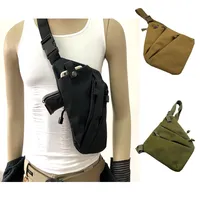 Concealed Tactical Storage Gun Bag Holster Men's Left Right Nylon Shoulder Bag Anti-theft Chest Bag Hunting Accessories Gear