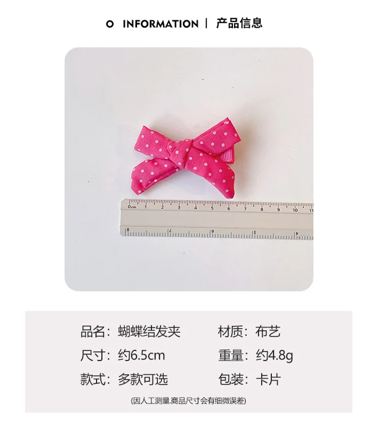 2026 4PCS/Set Kids Hair Clips Gingham Floral Bow Hair Barrettes No Hurt Hair Non Slip Soft Fabric Toddler Girls Accessories Gift