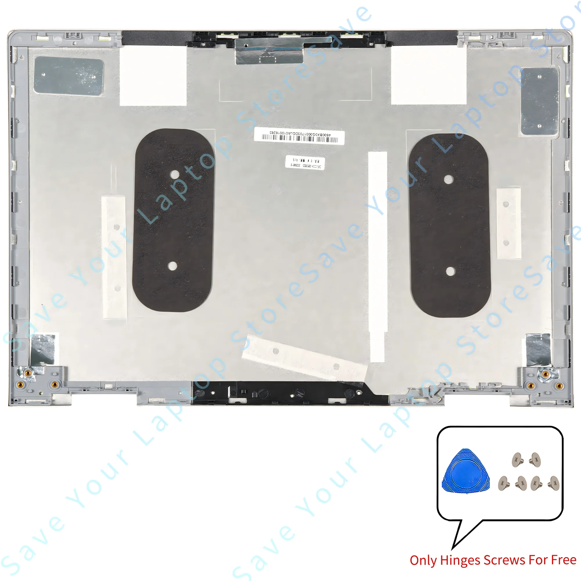 غطاء معدني لـ ENVY X360 15-BP 15M-BP 15-BQ 15M-BQ LCD الغطاء الخلفي/الإطار/الغطاء السفلي 924321-001 924344-001 بني/فضي 15.6 بوصة