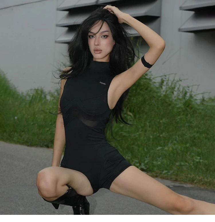 Body Y2K Abbigliamento da casa da donna Intimo Basic Quotidiano Comodo Elastico Traspirante Morbido Semplice Regolare Casual Pianura Senza cuciture