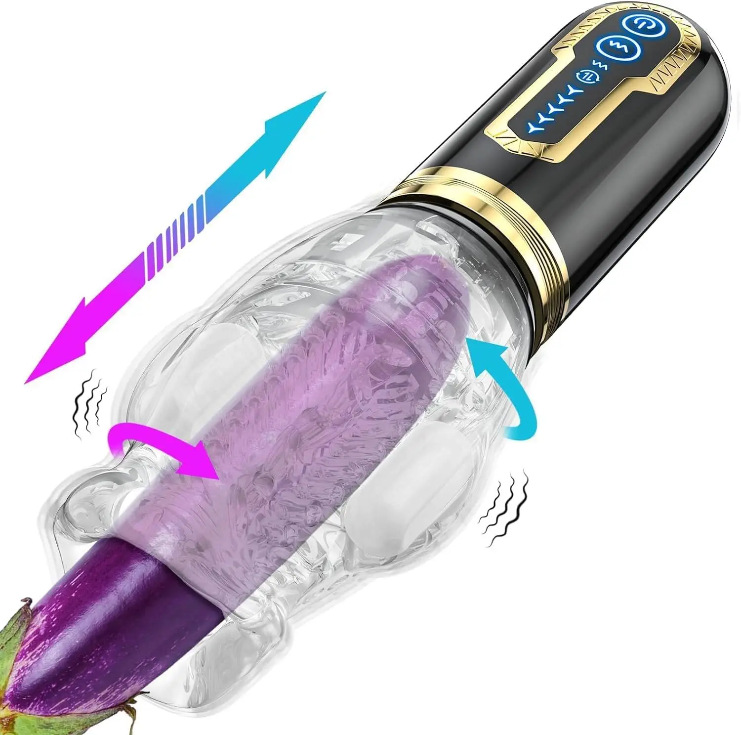 لعبة الجنس الذكور جهاز ذكر أوتوماتيكي 85 # ، قطر غير محدود/ترقية لعبة الجنس الكبار ذات الملمس الواقعي ثلاثي الأبعاد ، 7 اهتزاز/5 دوران/5 #2