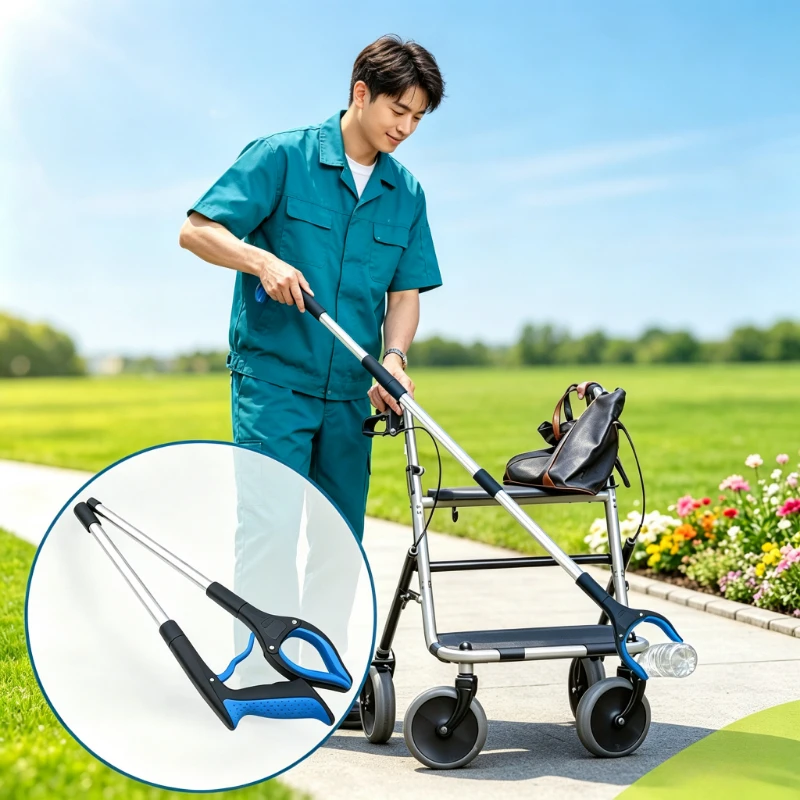Gardening Tools For Elderly - ملقط قابل للطي لالتقاط القمامة مع