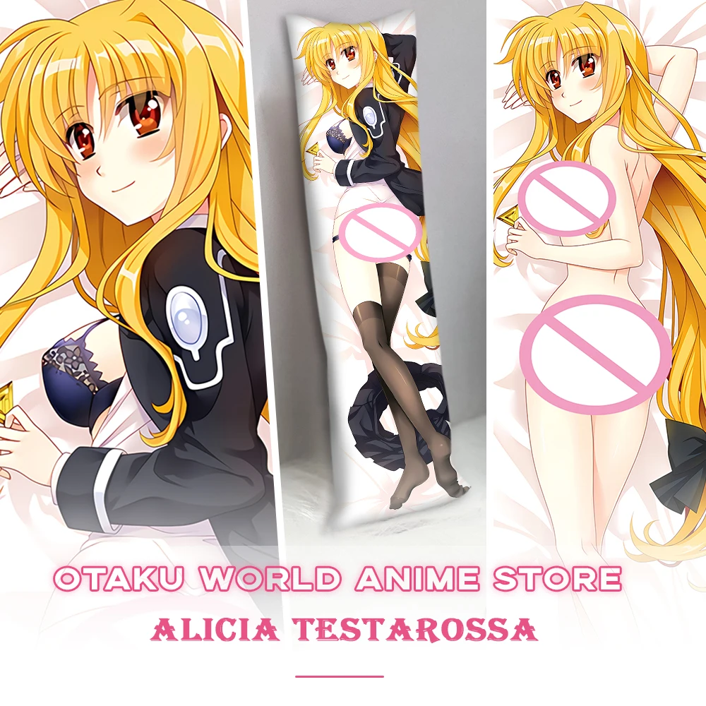 

Japanese Anime Lyrical Nanoha Alicia Testarossa Pillowcase 2Sided Printed Custom Pillow Cover Cartoon Bodypillow Dakimakura
