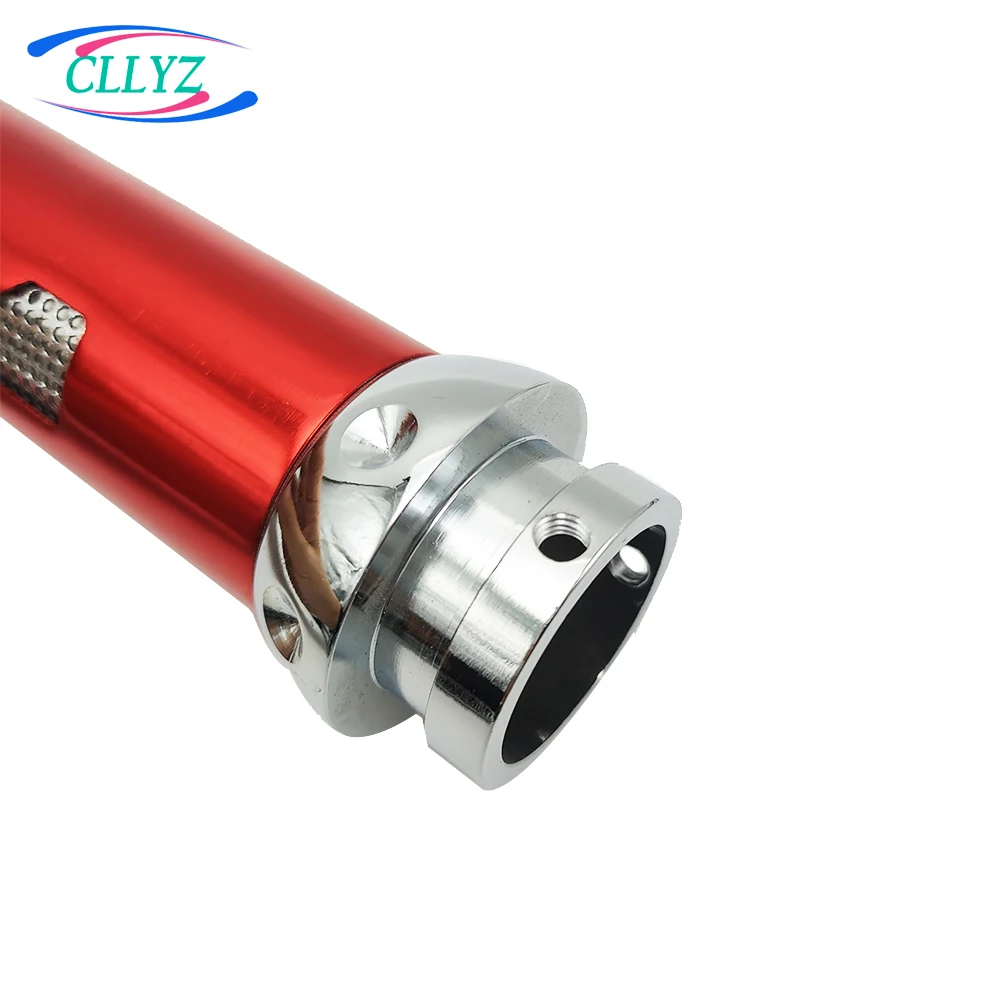 CLLYZ Aluminum Handbrake Cover Universal 4 Colors Optional Brake Handle Protective Cover Car Interior Accessories