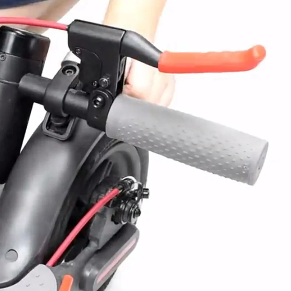 2Pcs Heavy Duty Scooter Handlebar Covers with Anti-Skid Design Soft Silicone Material Easy Install Handle Grips for Electric