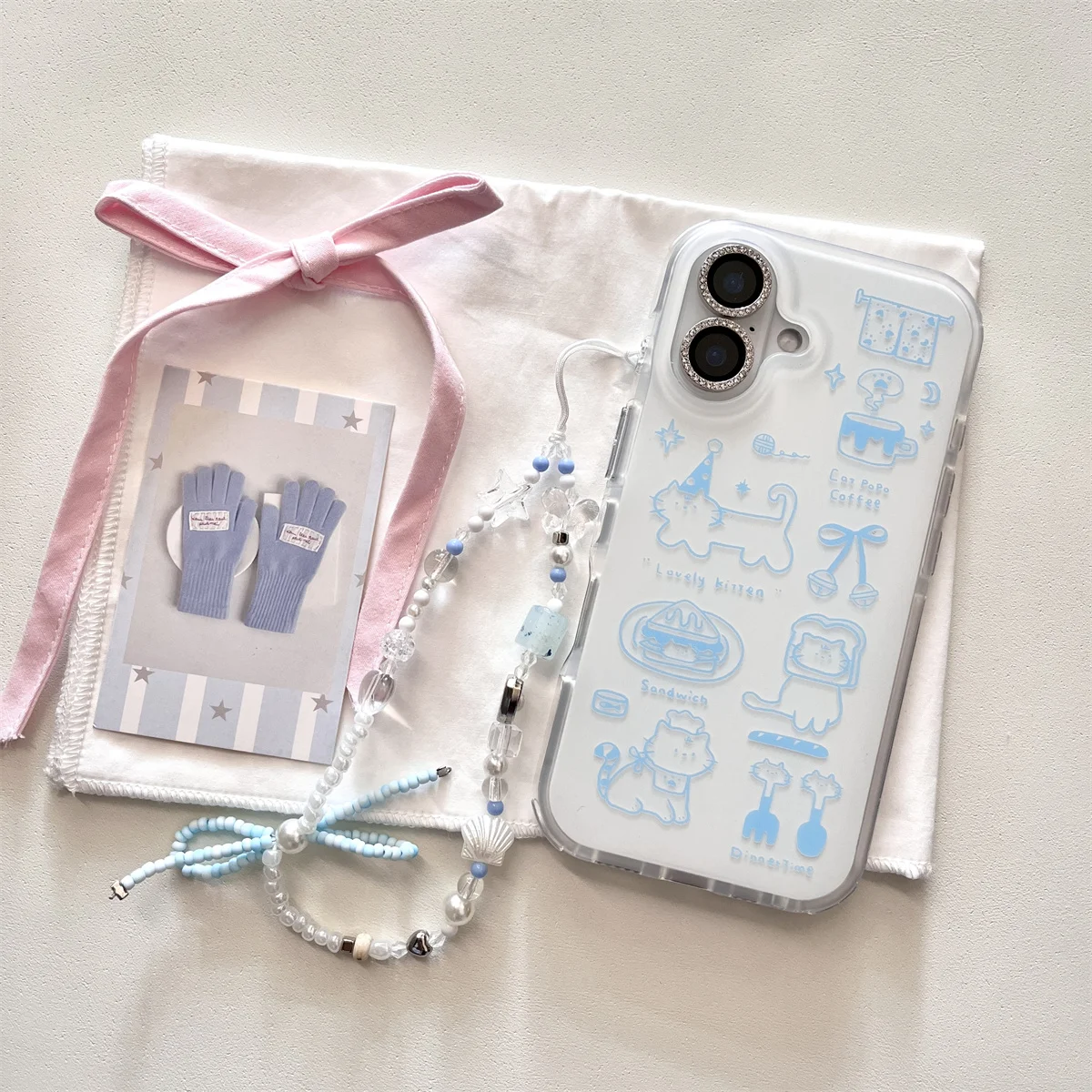 

New KT cat Cute Fashion Girls Cartoon New Phone Case For iPhone 16 15 14 13 Pro Max fundas Protective cover iphone 15 case