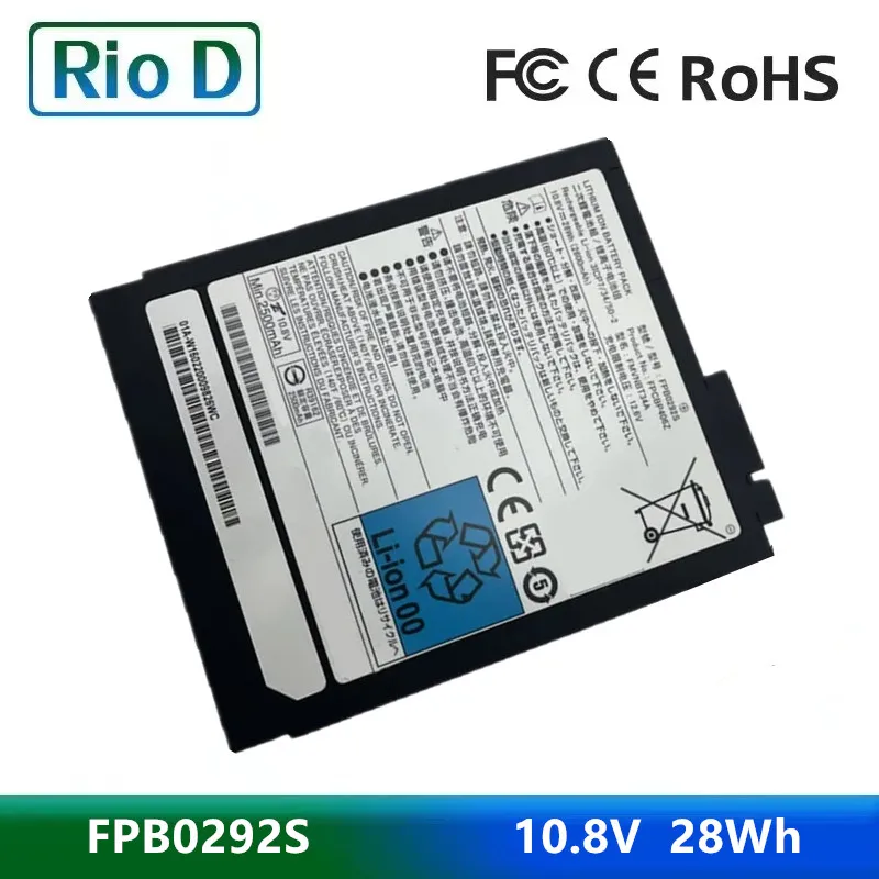 New FPB0292S FPCBP406Z CP709256-02 FMVNBT34A Battery For Fujitsu LIFEBOOK S904 2600mAh 28Wh 10.8V