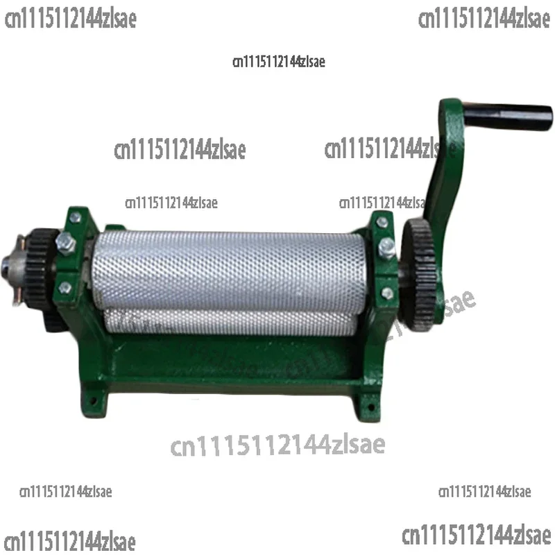 1PC Manual Honeycomb Embossing Machine Aluminum Alloy Bee Bee Special Beeswax Foundation Sheet Press Roller Machine
