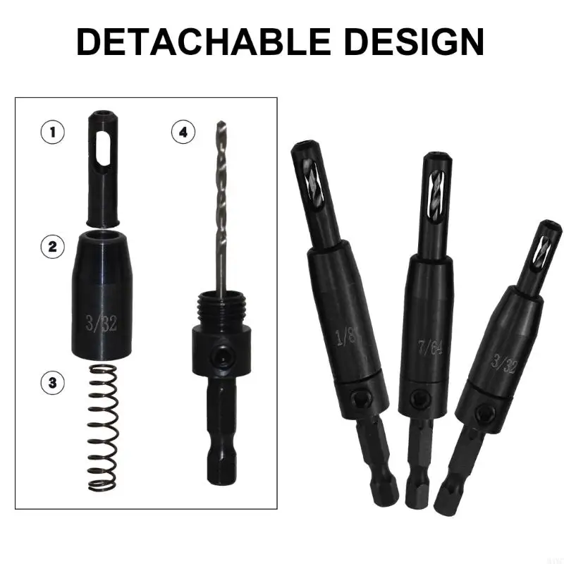 M4YC Center Drill Bit Set Drill Dalling Centring Dril Cutter Bit Set для шкафа