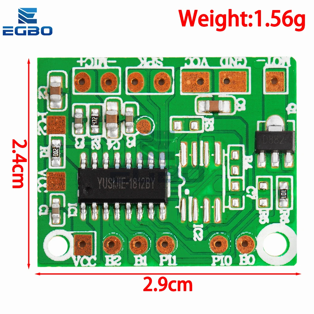 DIY Voice Record Intelligent Playback  Sound IC Board Voice Change Module For Toy Gift Accessaries DC 3V-5V