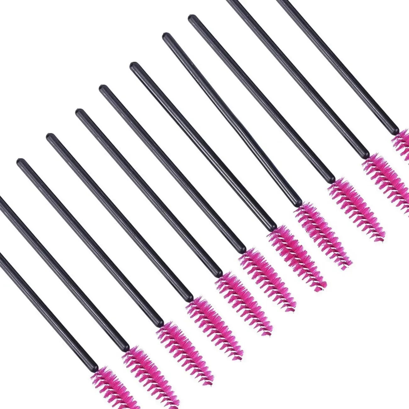 200 PCS Disposable Eyelash Brush Mascara Tools Wands Spoolies for Eye Lash Extension,Eyebrow and Makeup  Cosmetic Wands Spoolies