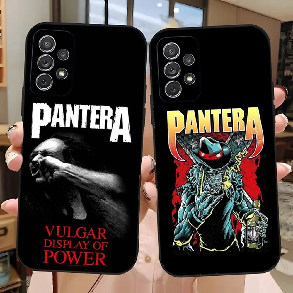 Pantera Ritual Metal Band Phone Case For Samsung Galaxy A13,A21s,A22,A31,A32,A52,A53,A71,A80,A91 Soft Black Phone Cover