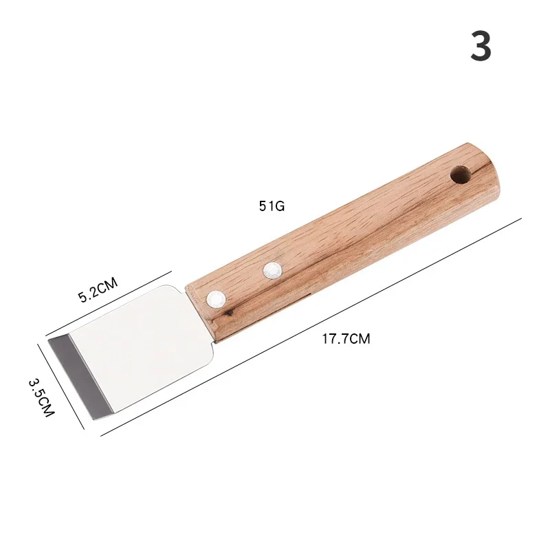 Espátula de acero inoxidable para enyesado de paneles de yeso, herramienta de raspado, cuchillo de masilla, pala de yeso, espátula de limpieza,