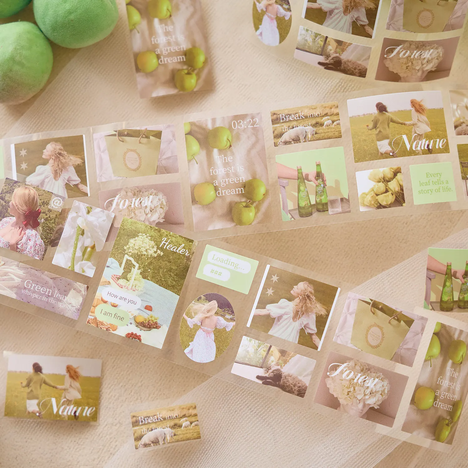 50 مللي متر * 2 متر/لفة Kawaii الكورية واليابانية فتاة Ins التوضيح ملصقات يموت قطع الشريط الإبداعية الديكور القرطاسية ملصق