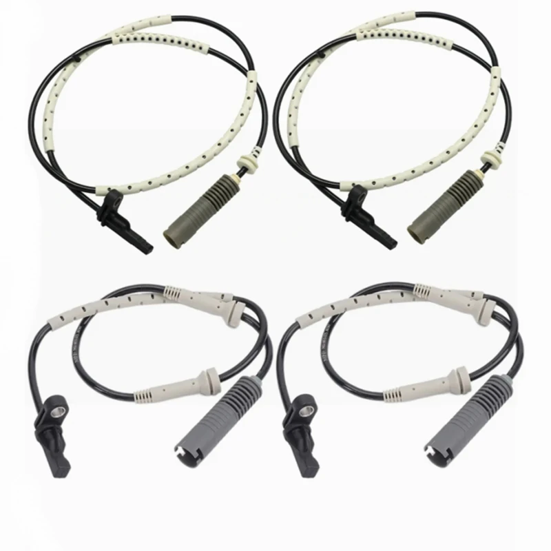 34526870075 34526870077 4Pcs Car Front & Rear ABS Wheel Speed Sensor for BMW E81 E82 E87 E90 34526760424 34526762476