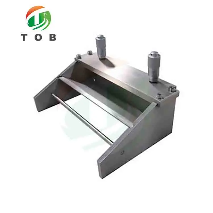 

TOB 150 mm Micrometer Adjustable Film Applicator With Slurry Guiding Plate(film Casting Doctor Blade)