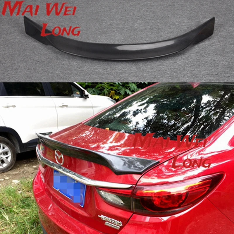 

For Mazda 6 2015-2018 atenza Spoiler High Quality Carbon fiber Material Car Rear Rear Spoiler For Mazda 6 atenza Spoiler