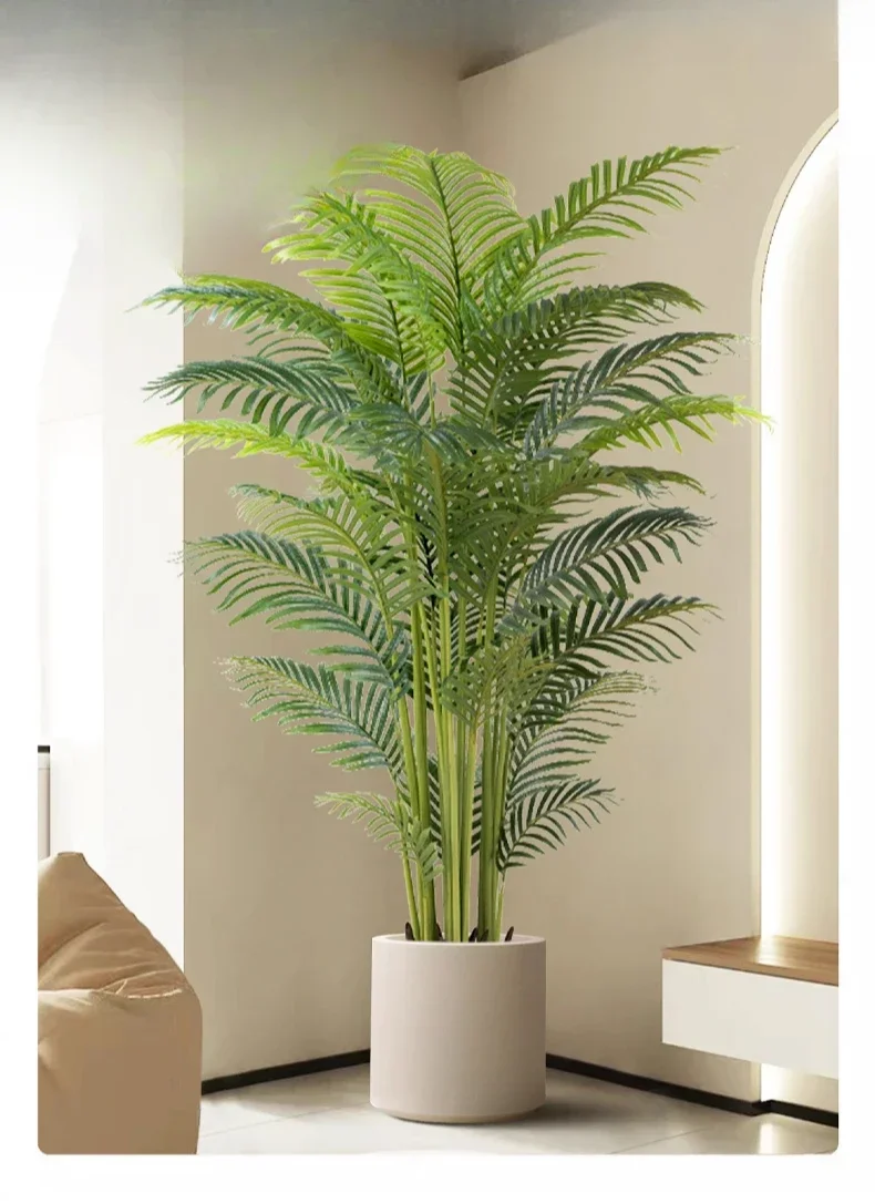 Gesimuleerde Groene Planten, Potplanten Binnenshuis, Groot Biomimetisch Licht Luxe Woonkamerdecoratie, Vloerdecoraties