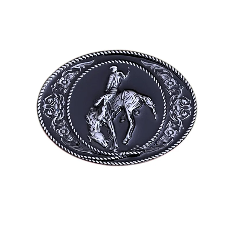 

Equestrian belt buckle Western style