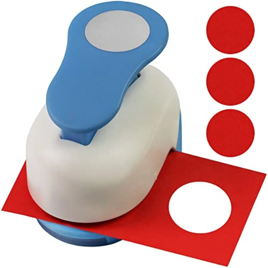 

Circle Hole Punch for Craft Sizeout 1inch, Paper Punch Shapes, Craft Lever Punch Handmade, Tool for Scrapbook, Festival Cards,