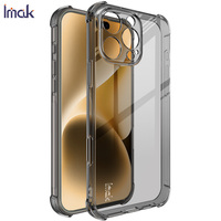 IMAK Drop Fall Protection Cushion Buffer Case For iPhone 16 Pro Max / 16 Pro Clear Transparent Soft TPU Shell