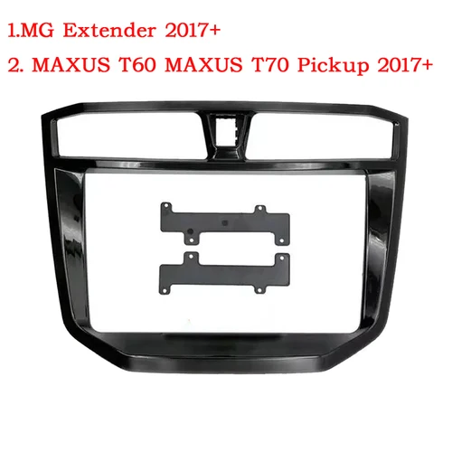 Adaptador de Fascia para marco de coche de 10 pulgadas, caja Canbus, Kit de Panel de montaje para tablero de Radio Android para extensor MG Maxus T60 T70 2017 +