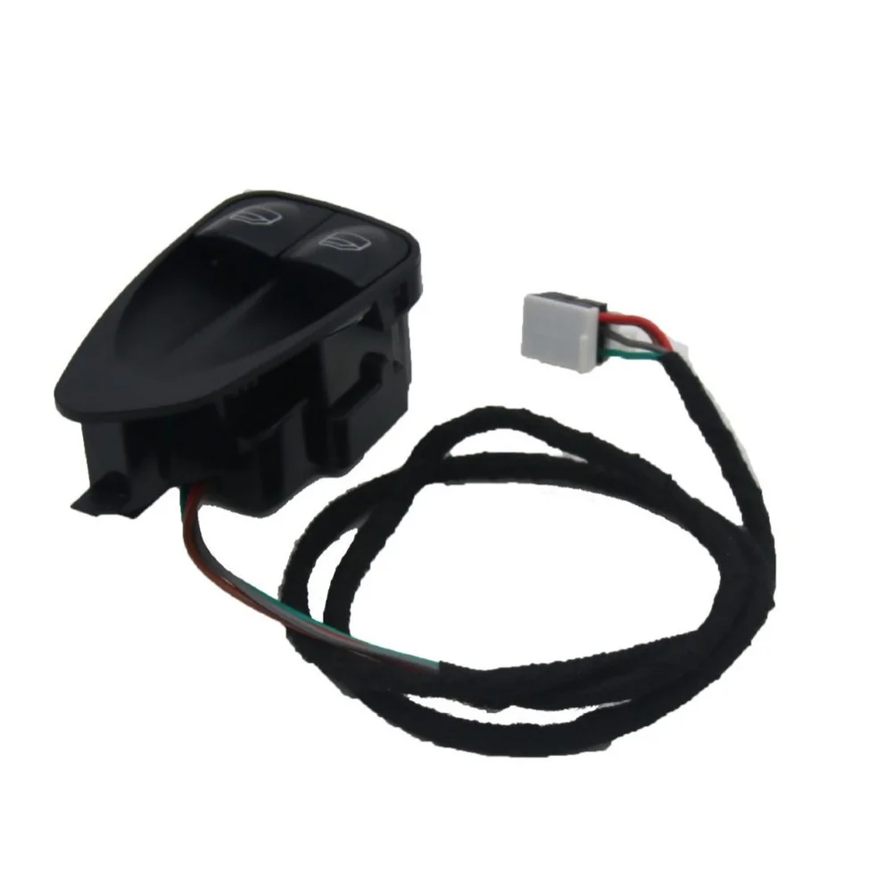for Power Window Module Black Electric Window Switch Left Hand Drive Direct Replacement Part High Durability Plastic