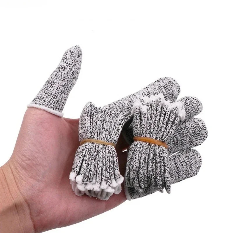 

10 Pcs Anti-cut Finger Protector Cover Kitchen Tool Thumb Knife Picker Protection Cutting Gadgets