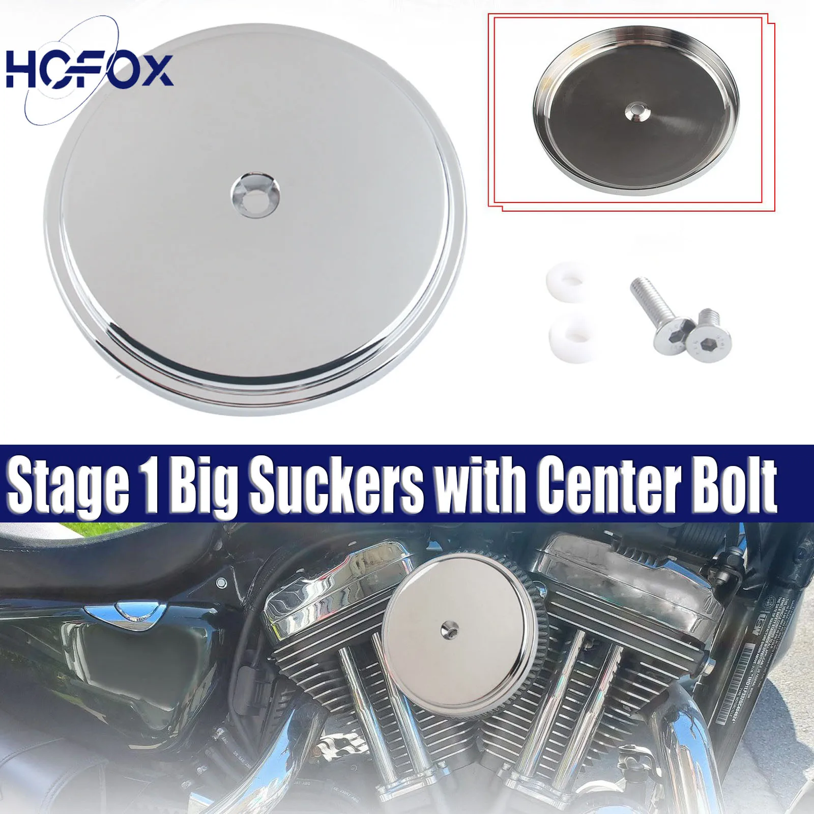 

for all Ness Billet Sucker and Big Sucker air filter kits Air Cleaner Cover and necessary hardware