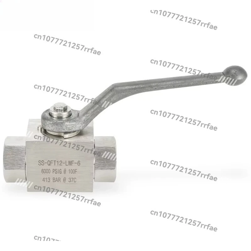 Instrument valve 6000 psi ball seat female square ball valve stainless steel 316L hydraulic ball valve