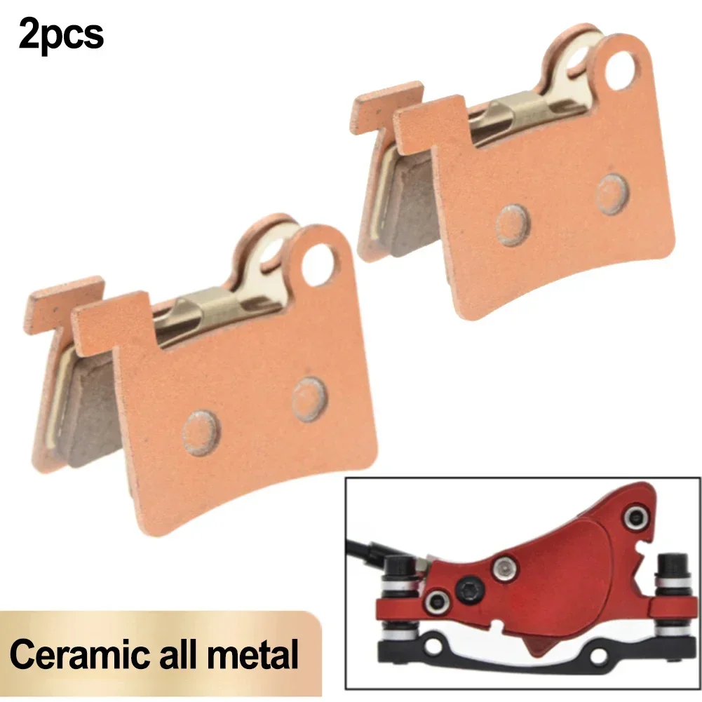 New Practical Brake Pads Disc Brake Pads Outdoor 2pairs Electric Bicycle Electric Car For Elida For LBN Metal 35g/set