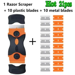 Car Film Scraper Squeegee Clean Glass Cleaning Tools Scrape Off the Ceramic Glue on the Glass Window Cleaning Tool Kitchen Home