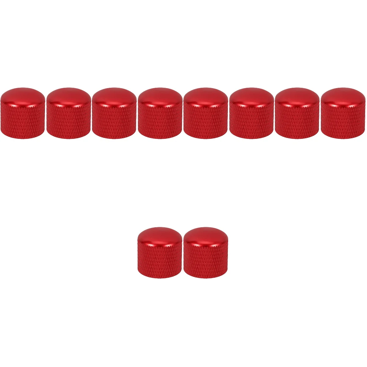 

5pcs Potentiometer Knob Electric Guitars Knobs Replacement Bass Volume Red Accessories