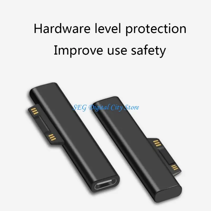 U75B USB Type C Power Supply for Head Converter USB C Female Adapter for Surface 3 4 5 6 USB C Adap