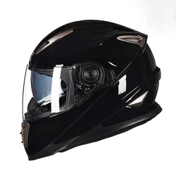 Original Capacete Double Lens Motorcycle Helmet Full Face Four Seasons Bike ECE DOT Approved  Female Men Protective Safety Casco